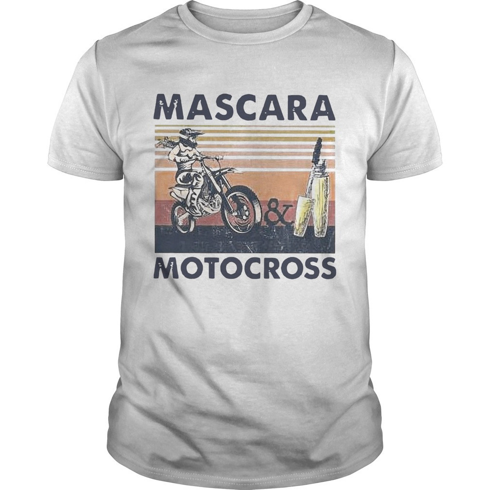 Mascara And Motocross  Shirt